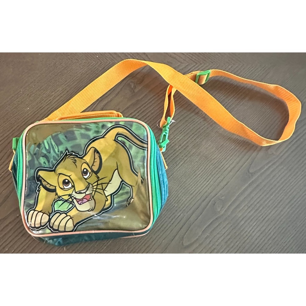 Disney Store The Lion King Soft Insulated School Lunch Box Bag Simba Pumbaa